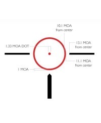 Hawke Frontier 30 IR 1-6x24 Réticule Circle Dot