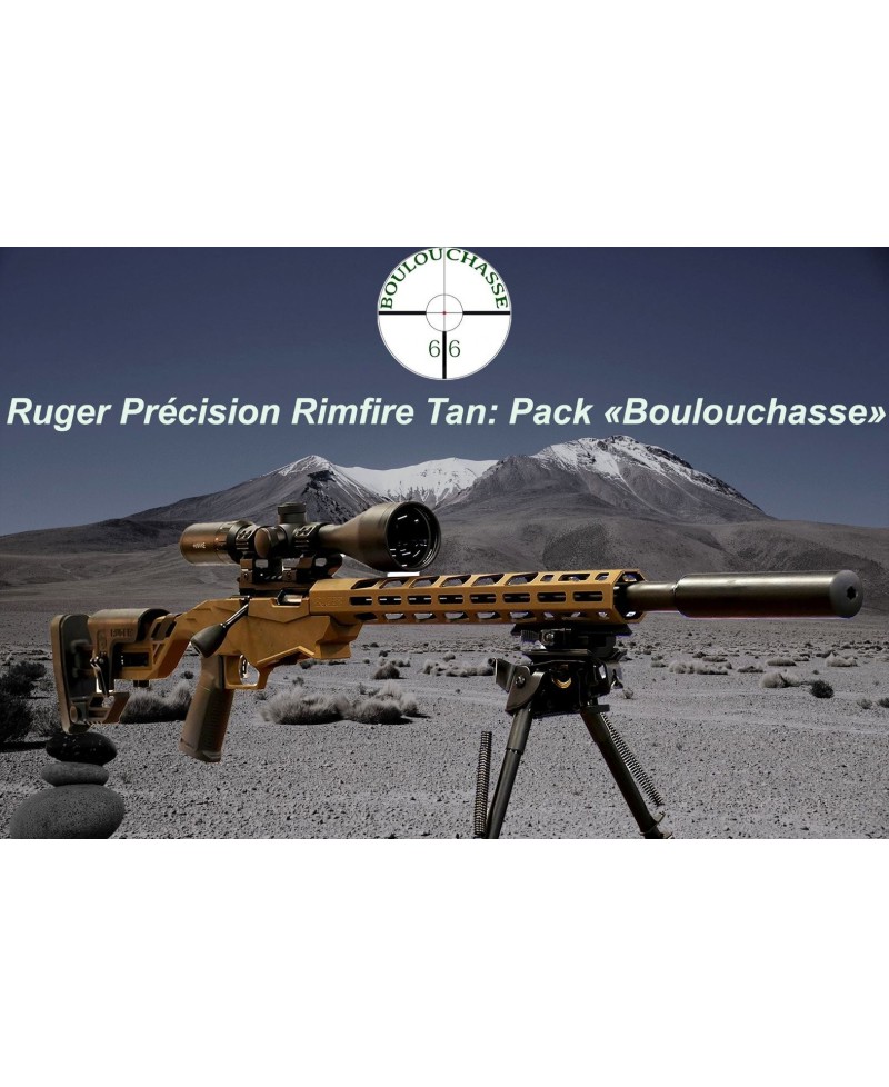 Ruger Précision Rimfire Tan- Pack Boulouchasse